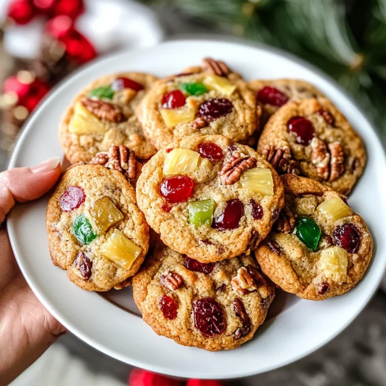 Easy Christmas Fruitcake Cookies Recipe