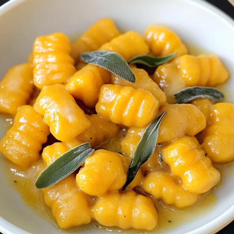 Easy Pumpkin Gnocchi