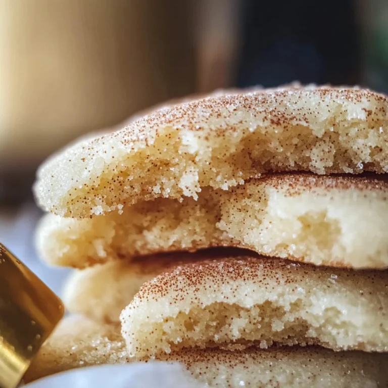 Eggnog Snickerdoodles