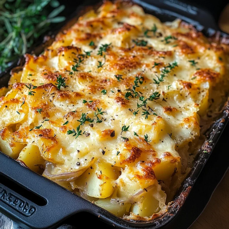 French Onion Potato Bake