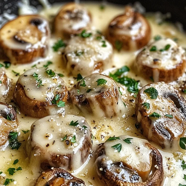 Garlic Parmesan Mushrooms