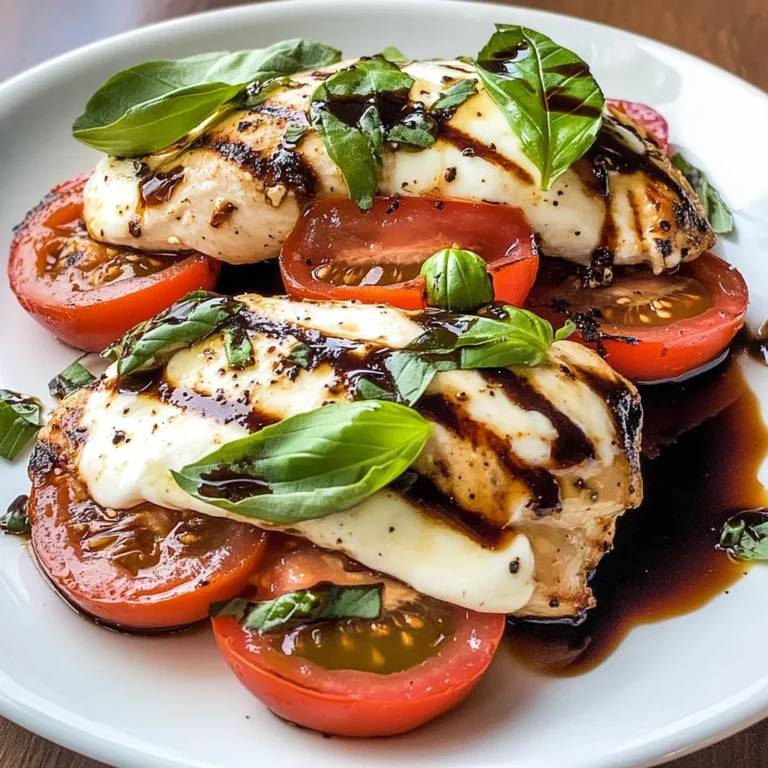 Grilled Chicken Caprese
