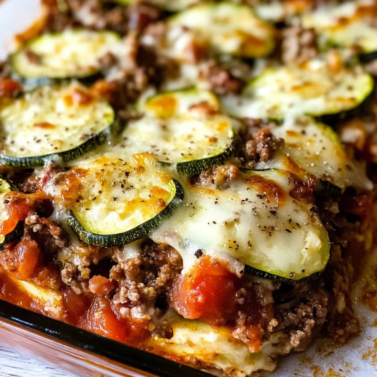 Ground Beef Zucchini Casserole