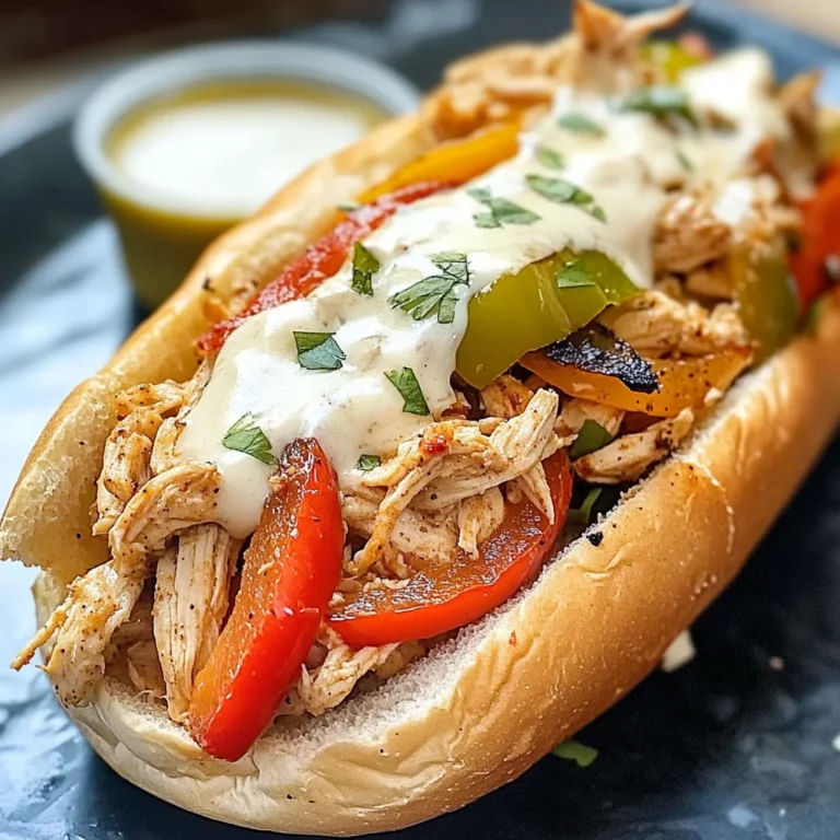 Healthy Crockpot Chicken Philly Cheesesteak Recipe
