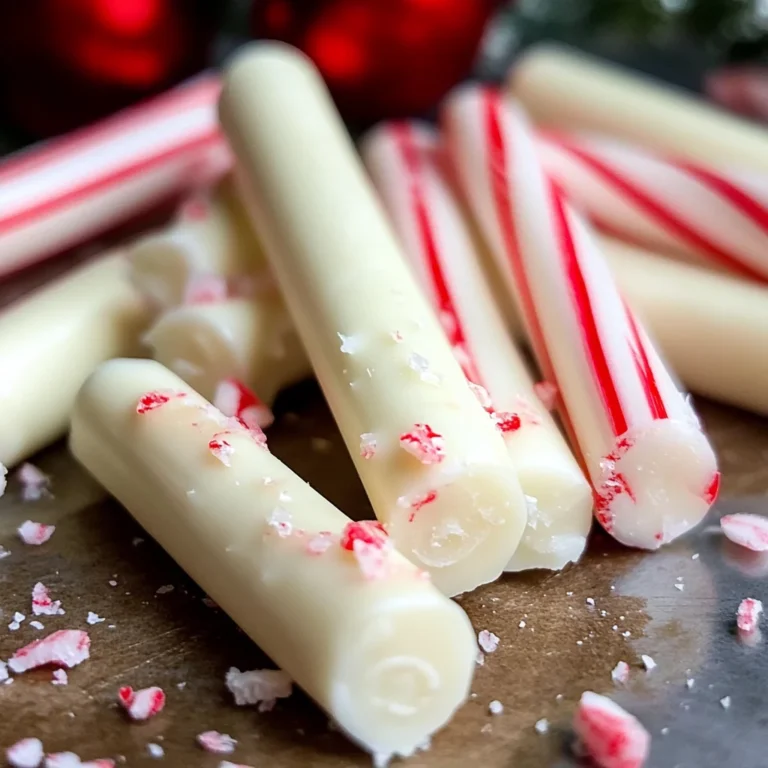 Homemade Christmas Peppermint Sticks