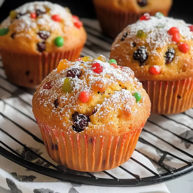 Moist Christmas Stollen Muffins