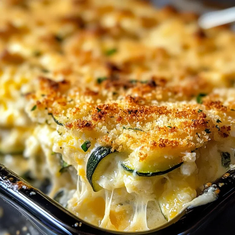 Quick Baked Zucchini Parmesan Casserole