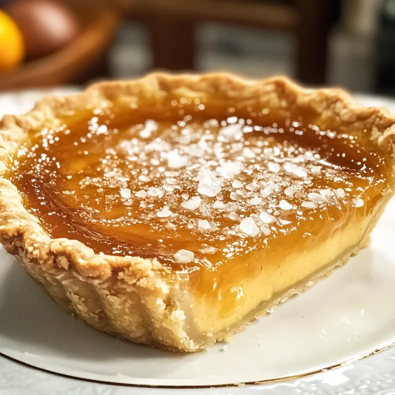 Salted Honey Pie: A Perfect Blend of Sweet and Salty