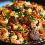 Shrimp Sausage Dirty Rice