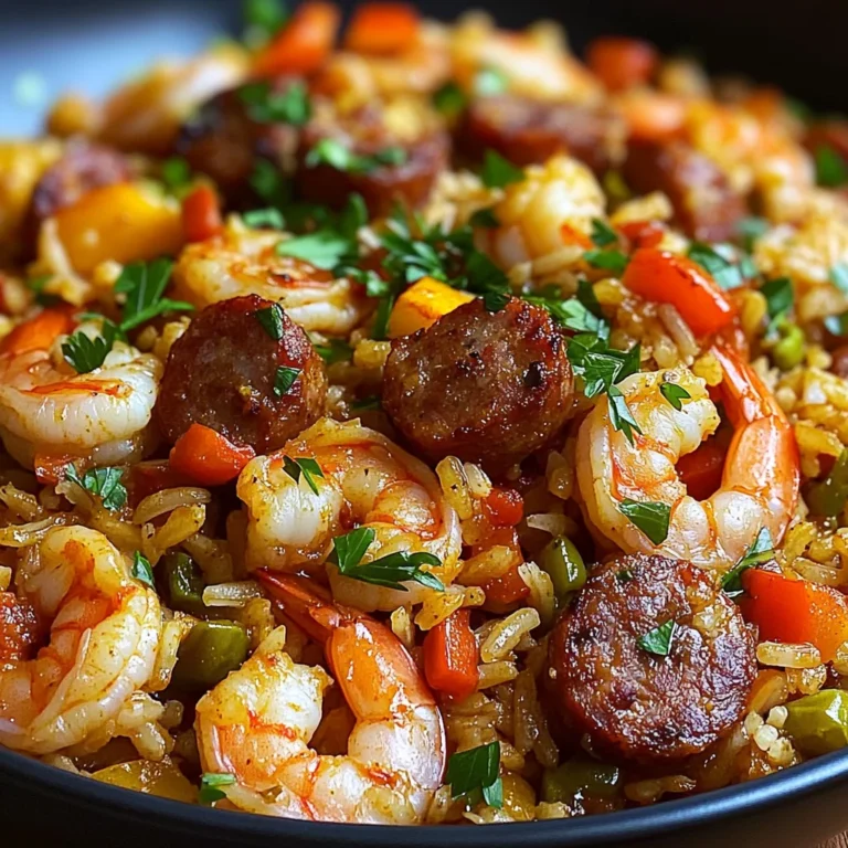 Shrimp Sausage Dirty Rice