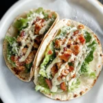 Smash Chicken Caesar Tacos