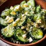 Smashed Cucumber Salad - With Feta and Dill