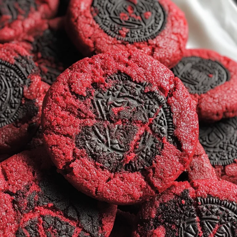 Stranger Things Red Velvet Cookies