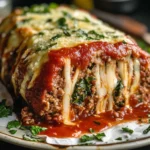 Stuffed Italian Meatloaf