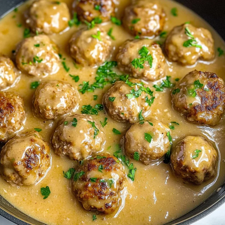 Swedish Meatballs with Gravy
