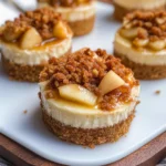 Apple Crisp Mini Cheesecakes