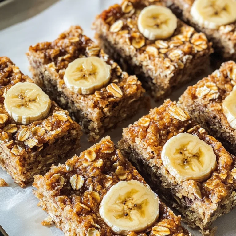 Banana Oatmeal Bars