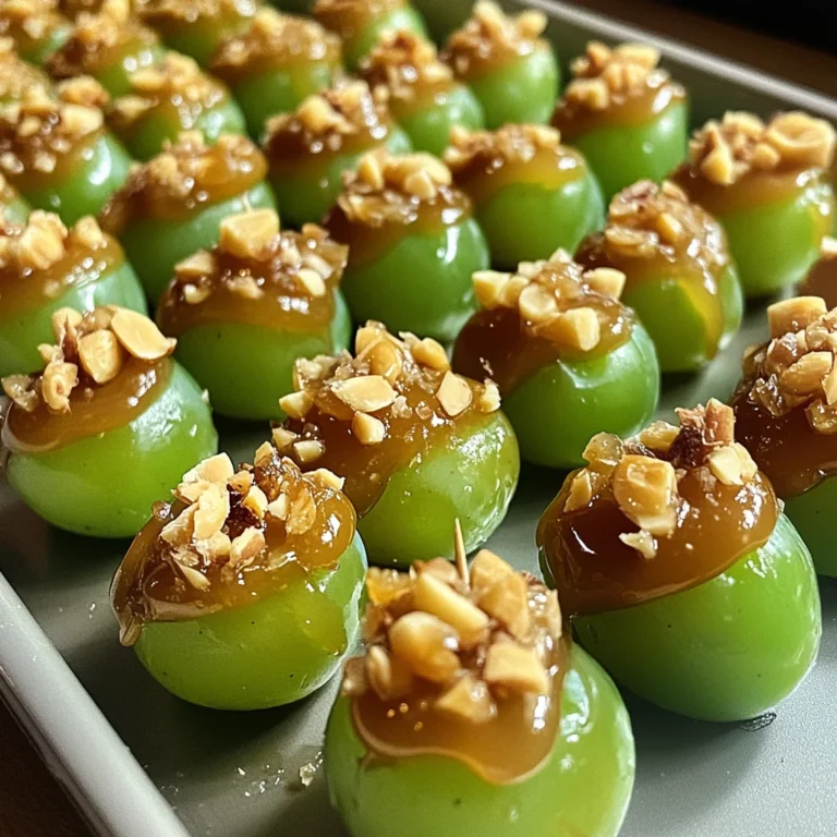 Caramel Apple Grapes