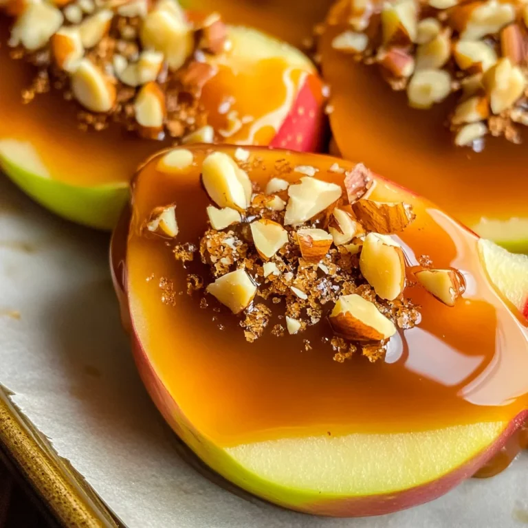 Caramel Apple Slices