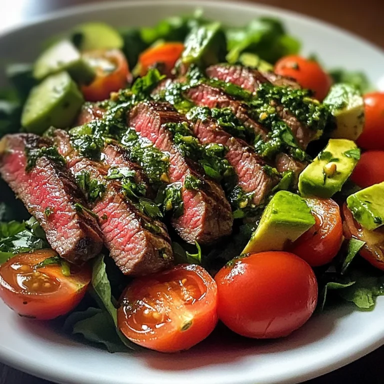 Chimichurri Steak Salad recipe