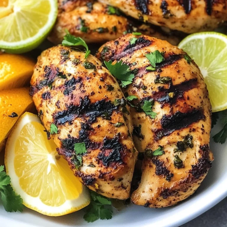 Citrus Dijon Grilled Chicken (Marinade)