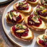 Cranberry Apple Brie Crostini: The Ultimate Holiday Appetizer