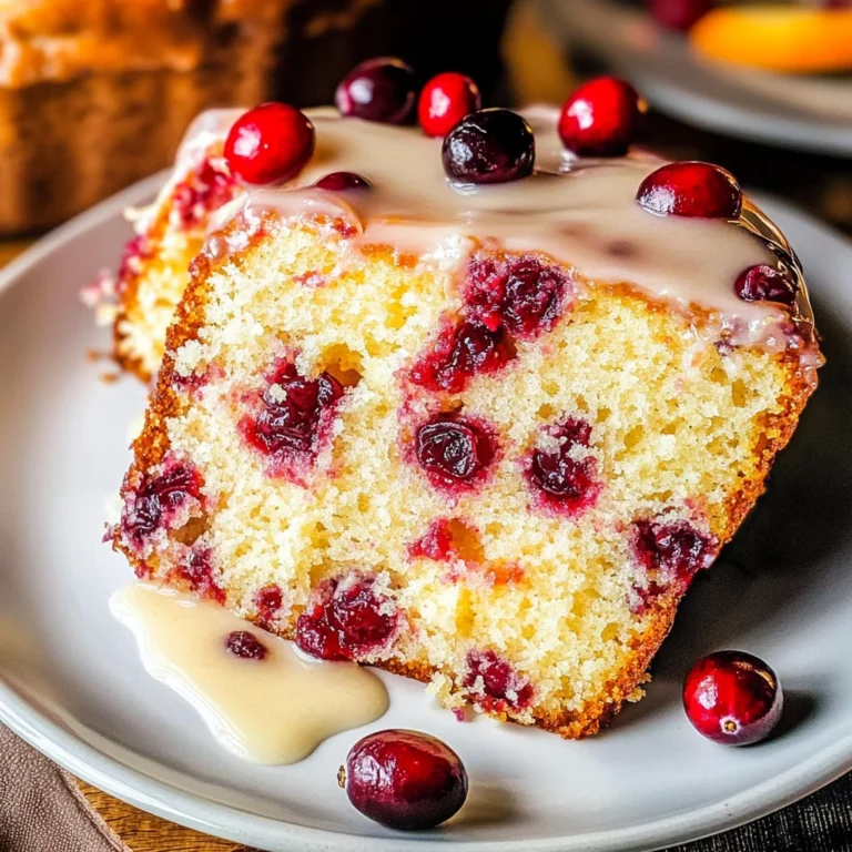 Cranberry Orange Breakfast Cake Recipe