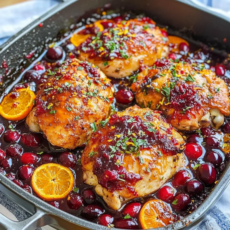 Cranberry Orange Chicken