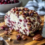 Cranberry Pecan Cheese Log