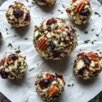 Cranberry Pecan Goat Cheese Ball