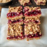 Cranberry Sauce Oat Bars