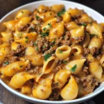 Creamy Beef and Shells