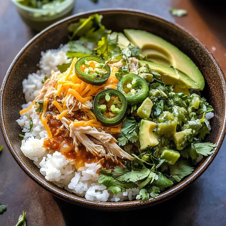 Crockpot White Chicken Chili Burrito Bowls