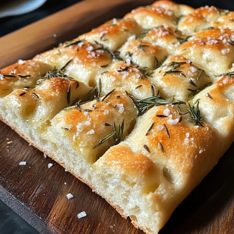 Easy Rosemary Garlic Focaccia Bread Recipe