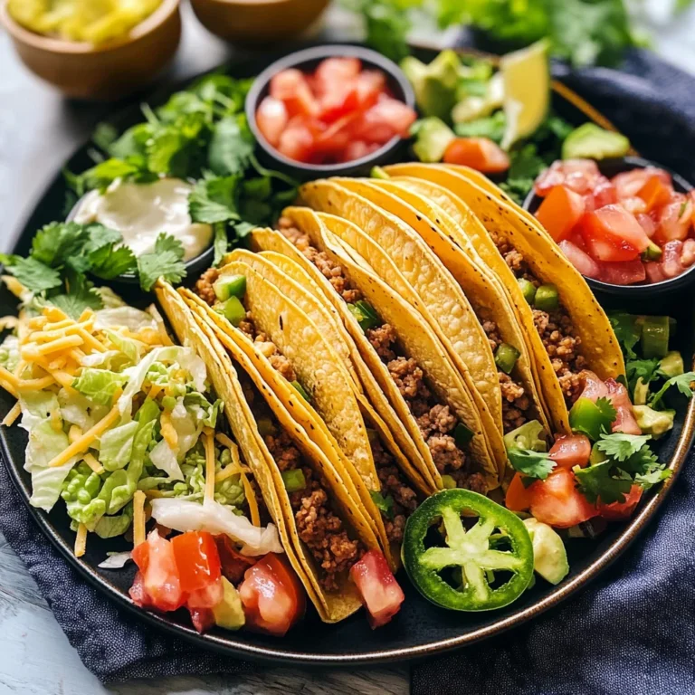 Easy Taco Recipe Dinner Board