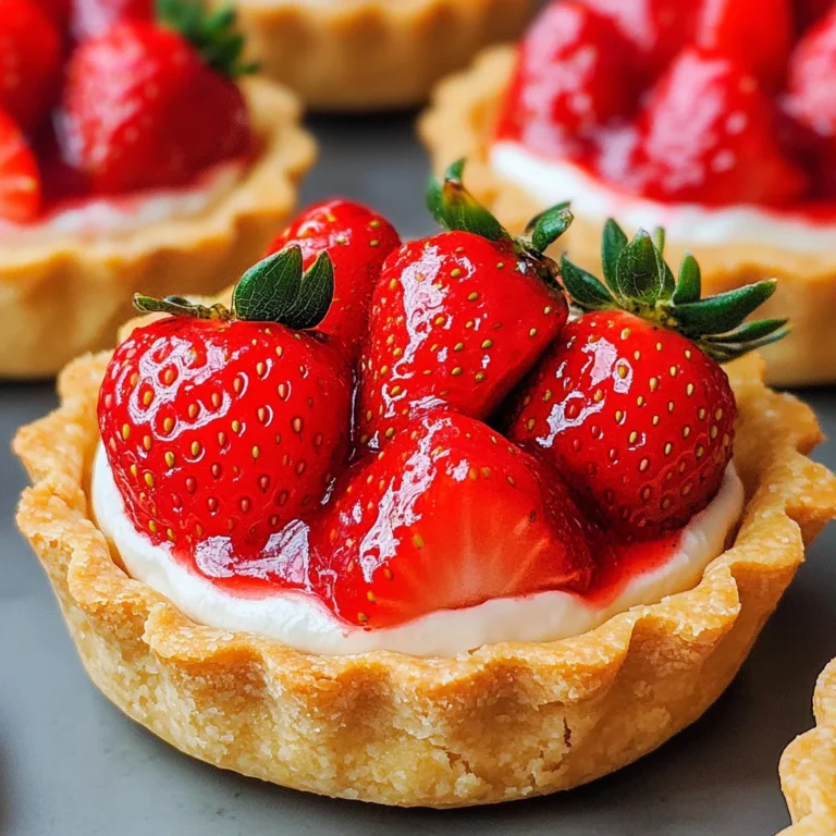Fresh and Delicious Strawberry Tartlets Recipe