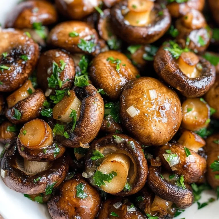 Garlic Butter Mushrooms & Onions