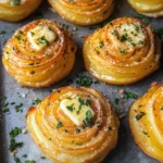 Garlic Parmesan Duchess Potatoes