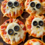 Halloween Mini Pizzas