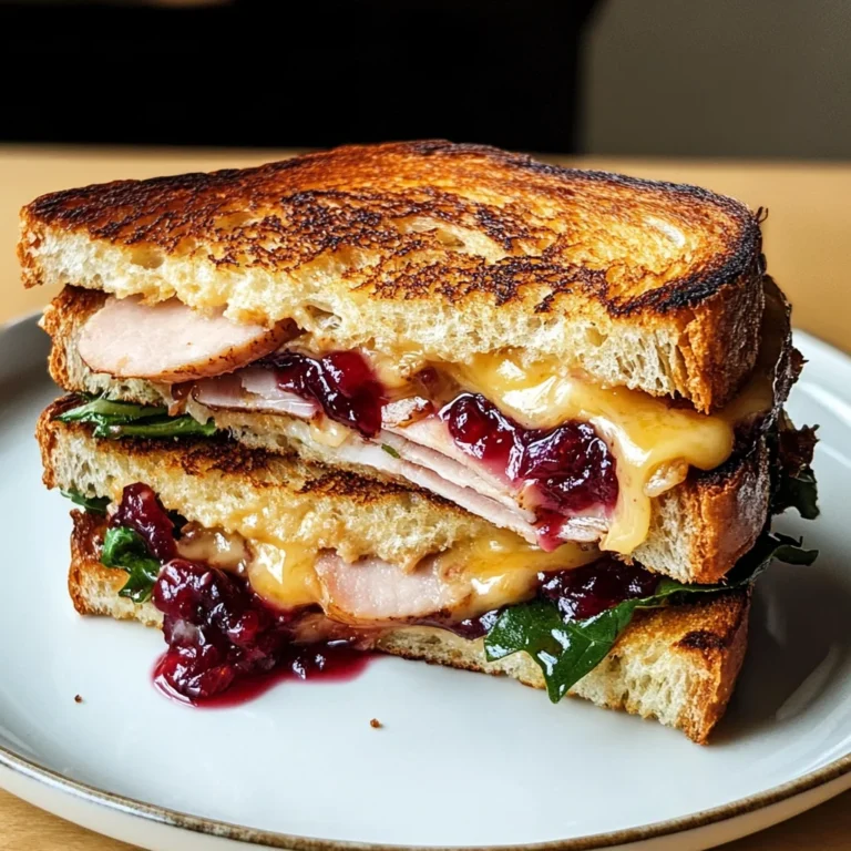 Ham Cheddar Cranberry Melt