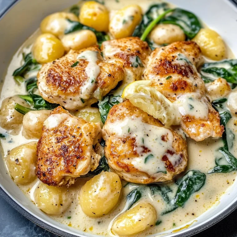 Lemon Chicken Gnocchi