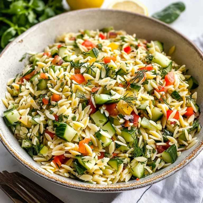 Lemon Orzo Salad