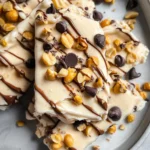 Peanut Butter Frozen Yogurt Bars