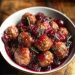 Quick Cranberry Meatballs (Christmas Recipe)