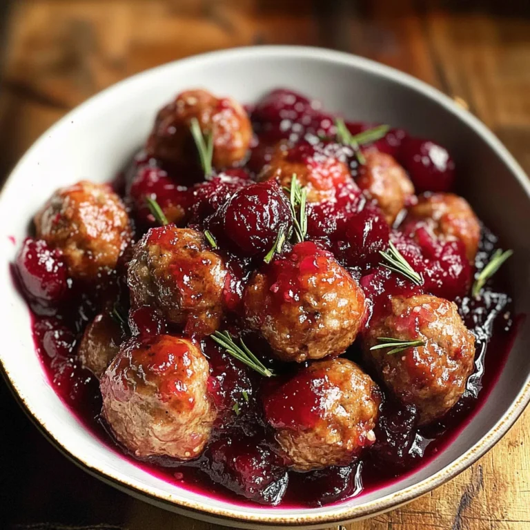 Quick Cranberry Meatballs (Christmas Recipe)
