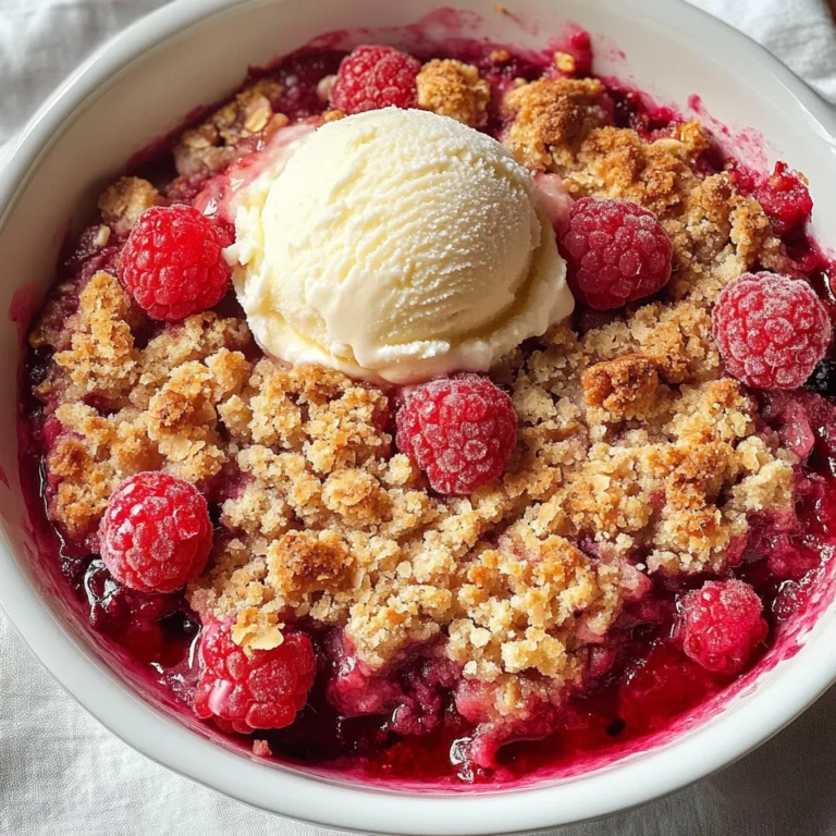 Raspberry Crumble