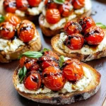 Ricotta Bruschetta with Roasted Tomatoes