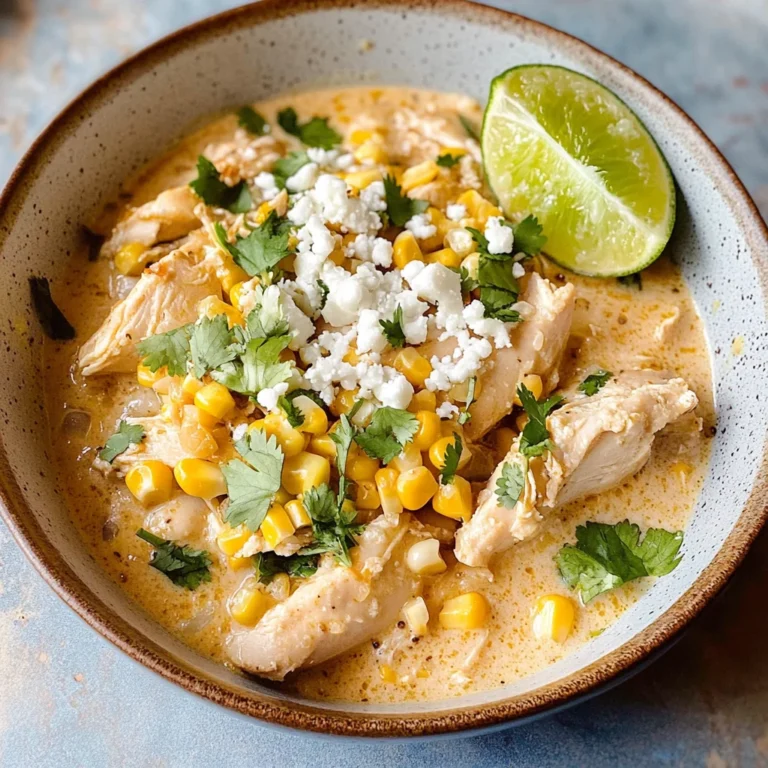 Slow Cooker Street Corn Chicken: Creamy Comfort in Every Bite