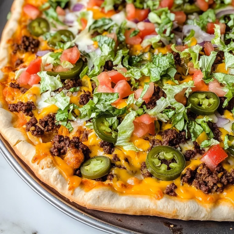 Taco Pizza Appetizer: A Delightful Fusion of Flavors
