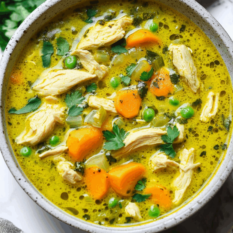 Anti Inflammatory Turmeric Chicken Soup